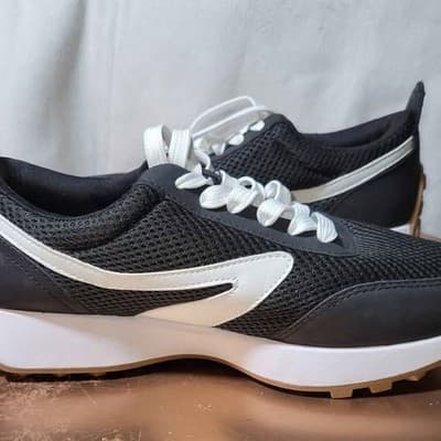 DV Dolce Vita Women's Bynx Sneakers Black and White (Size 9) - Thumbnail 4