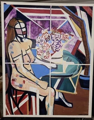 'Fibonacci's Flowers' by Jane Bond (Original Painting) - Thumbnail 2