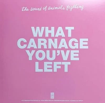 Sound of Animals Fighting Lover the Lord Has Left Us Vinyl Pink + White LE250 - Image 1