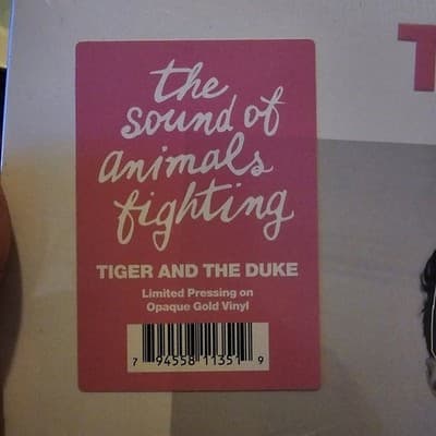 The Sound of Animals Fighting - Tiger & The Duke 1LP Vinyl (Opaque Gold) LE 250 - Thumbnail 6