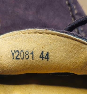 Men's Smoking Loafers Burgundy Suede Size 10.5 - Thumbnail 5