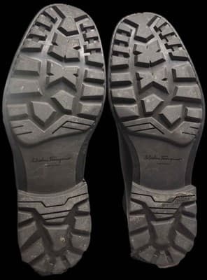 Salvatore Ferragamo Men’s Horsebit Loafers – Black Leather – Size 9.5M - Thumbnail 10