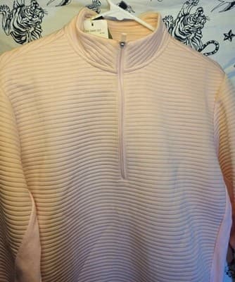 Adidas Mens Golf Ultimate365 DWR Textured Water Repellent, Sandy Pink New w Tags - Thumbnail 2