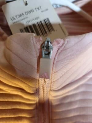 Adidas Mens Golf Ultimate365 DWR Textured Water Repellent, Sandy Pink New w Tags - Thumbnail 5