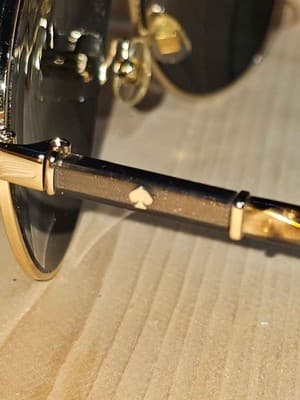 Kate Spade New York Women's Aviator Sunglasses EMILYANN/S Gold Tortoise - Thumbnail 8