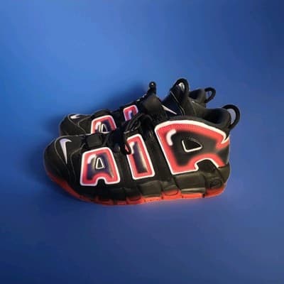 Air Jordan More Uptempo 96 Laser Crimson CJ6129-001 Size 10.5 - Thumbnail 6