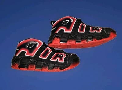 Air Jordan More Uptempo 96 Laser Crimson CJ6129-001 Size 10.5 - Thumbnail 10