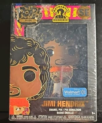 Funko Pop! Pin JIMI HENDRIX SE 2022 Comes With Removable Stand Still In Plastic - Image 1