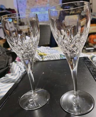 Waterford Laurent Marquis Collection Wine Glasses Blown Glass - set of 2 - Image 1