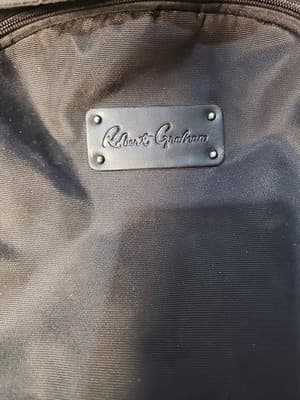 Robert Graham Always Behind You Solid Black Backpack Recycled Polyester - Thumbnail 3