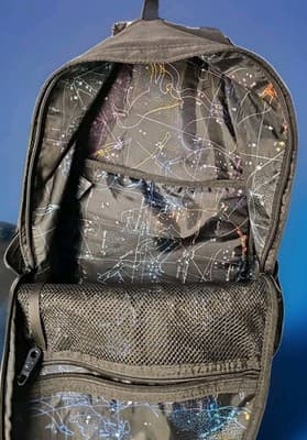Robert Graham Always Behind You Solid Black Backpack Recycled Polyester - Thumbnail 8