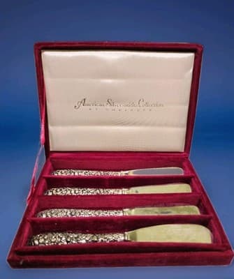 American Silversmiths Collection by Godinger Butter Cheese Spreaders Set Of 4