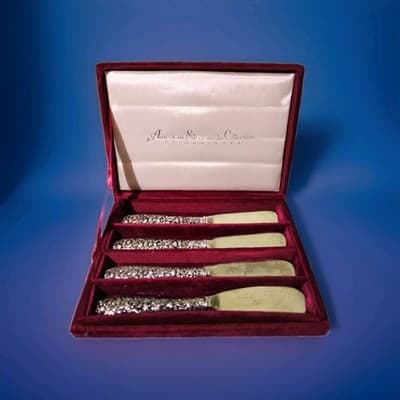 American Silversmiths Collection by Godinger Butter Cheese Spreaders Set Of 4 - Thumbnail 5