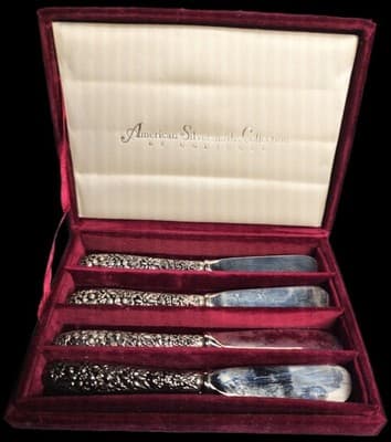 American Silversmiths Collection by Godinger Butter Cheese Spreaders Set Of 4 - Thumbnail 7