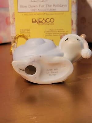 Precious Moments "Slow Down for the Holidays" 1997 Annual Edition Ornament - Thumbnail 6