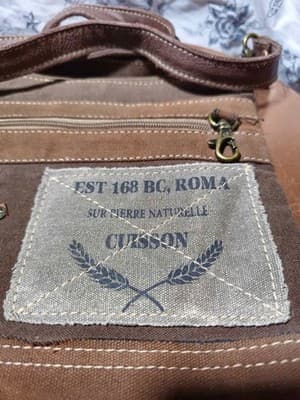 Myra Roma "When in Roma" Crossbody Canvas Bag - Thumbnail 2