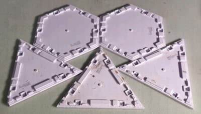 Nanoleaf Shapes Triangles Panels - 3 Pack - Hexagons - 2 Pack No linkers No Cord - Thumbnail 4