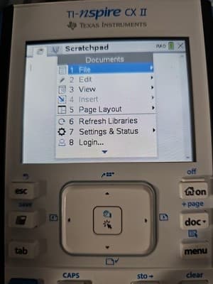 Texas Instruments Ti-nspire CX II - Graphing Calculator - Thumbnail 4