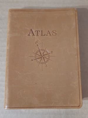 The Traveler's Atlas Leather Bound Full Grain Hide Gold Edge Pages 1997 Edition - Image 1