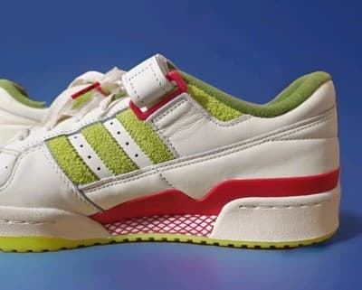 Adidas Forum Low "The Grinch" Shoes Christmas Edition Sneakers Size M 10.5 - Thumbnail 11