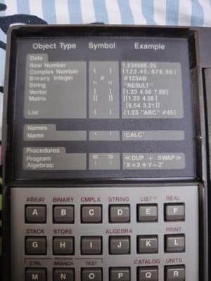 Vintage Hewlett Packard 28C Graphing Calculator 3 New Batteries Fully Working - Thumbnail 5