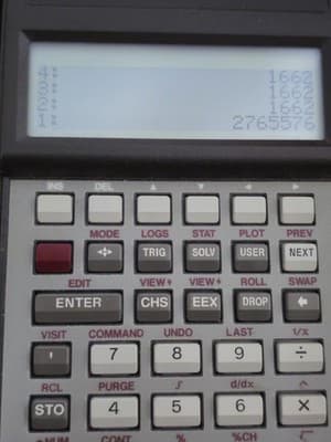 Vintage Hewlett Packard 28C Graphing Calculator 3 New Batteries Fully Working - Thumbnail 6