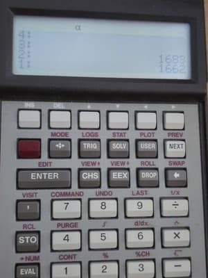 Vintage Hewlett Packard 28C Graphing Calculator 3 New Batteries Fully Working - Thumbnail 7