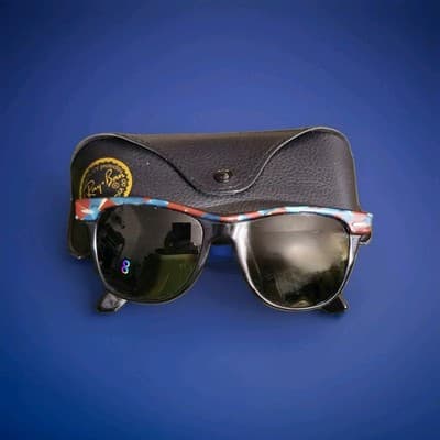 Vintage Bausch & Lomb Ray-Ban Wayfarer II Special Series With Case Great Condish - Image 1