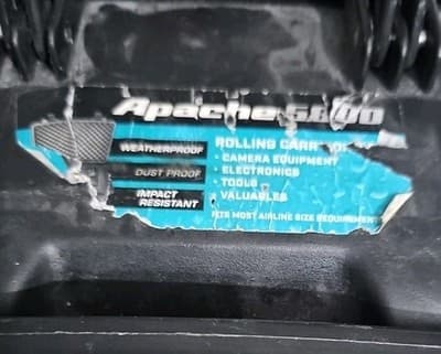 Use Apache 5800 Weatherproof Rolling Carry-On Case +Foam Ip65 Rated Watertight - Thumbnail 7