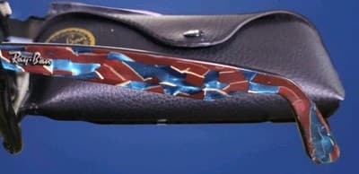 Vintage Bausch & Lomb Ray-Ban Wayfarer II Special Series With Case Great Condish - Thumbnail 3