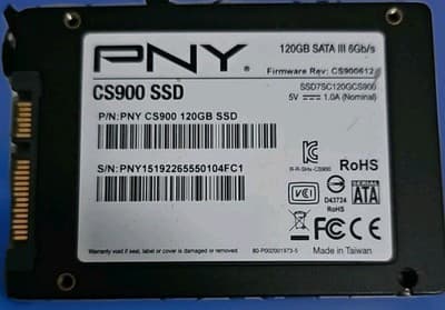 PNY CS900 120GB 2.5" Internal SSD (SSD7CS900-120-RB) - Image 1