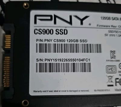 PNY CS900 120GB 2.5" Internal SSD (SSD7CS900-120-RB) - Thumbnail 3