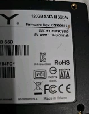 PNY CS900 120GB 2.5" Internal SSD (SSD7CS900-120-RB) - Thumbnail 4