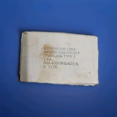 US Navy Mark 3 Type 1 Emergency Signalling 2×3 Mirror 6350-00-105-1252