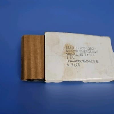 US Navy Mark 3 Type 1 Emergency Signalling 2×3 Mirror 6350-00-105-1252 - Thumbnail 3
