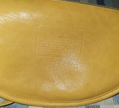 RARE Coach Yellow Olympic Fanny Pack/Bum Bag 1996 Atlanta Olympic Games - Thumbnail 3