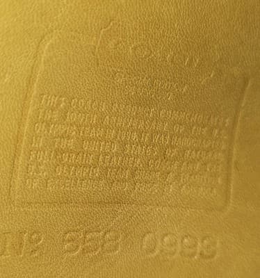 RARE Coach Yellow Olympic Fanny Pack/Bum Bag 1996 Atlanta Olympic Games - Thumbnail 4