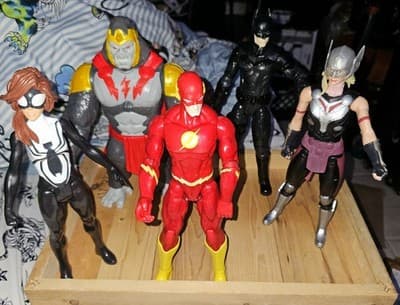Super Hero 12” Action Figures Lot of 6 Marvel/DC Comics Heroes