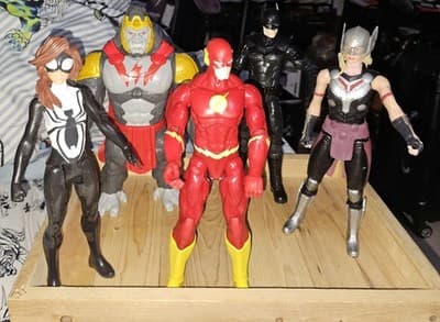 Super Hero 12” Action Figures Lot of 6 Marvel/DC Comics Heroes - Thumbnail 3