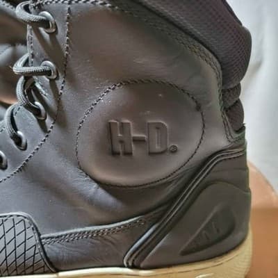 Harley-Davidson Men's Holtman 6-Inch Black Waterproof Motorcycle Boots Size 10.5 - Thumbnail 4