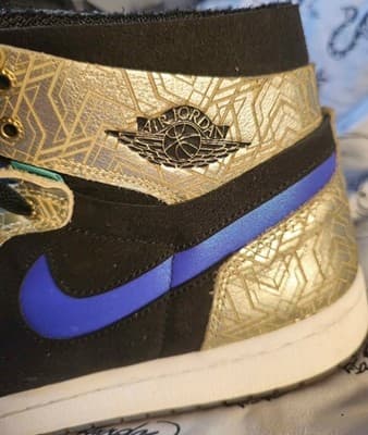 Nike Air Jordan 1 Zoom Comfort 'Gold Laser' DQ0659-700 Men's Size 10.5 - Thumbnail 6