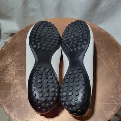 Robert Zur Women's Driving Loafer in White with Comfort Color Accents (Size 11) - Thumbnail 6