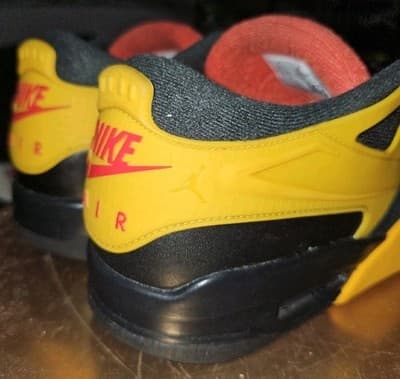 Nike Air Jordan 4s "Bruce Lee" Black and University Gold, Red Accent Size 10.5 - Thumbnail 12