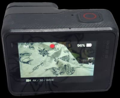 GoPro Hero 6 Black 12MP 4K Action Camera + A Bunch of Accessories Bundle - Thumbnail 2