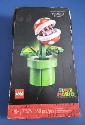 LEGO Super Mario: Piranha Plant (71426) Unopened But Box Is Damaged - Thumbnail 7