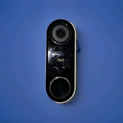 Nest Doorbell Camera 1st Gen Wired (Unit Only + Back Cover And Tool To Open) - Image 1