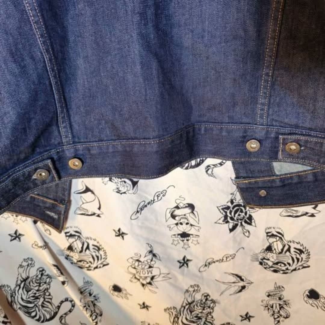 Men's Medium Bonobos Stretch Dark Indigo Denim Jacket (Never Worn) - Thumbnail 6