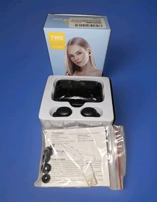 TWS 'BTH-F9-5' True Wireless Earbuds With Power Bank Easy Pairing HiFi &💧 Proof - Thumbnail 3