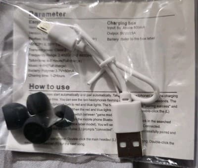 TWS 'BTH-F9-5' True Wireless Earbuds With Power Bank Easy Pairing HiFi &💧 Proof - Thumbnail 9