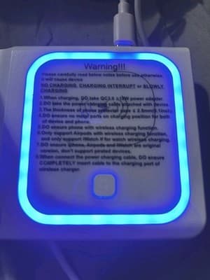 Foldable 3 in 1 Wireless Charging Station Phone Smart Watch Headphones Tablet - Thumbnail 5